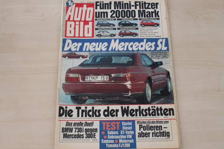 Deckblatt Auto Bild (13/1987)